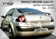 Spoiler zadní kapoty Renault Megane II sedan