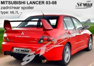 Spoiler zadní kapoty WRC, křídlo Stylla Mitsubishi Lancer sedan 03-