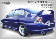 Spoiler zadní kapoty - WRC Stylla Opel Vectra B sedan 95-99