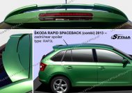 Spoiler zadní střešní, křídlo Stylla Škoda Rapid spaceback 13-