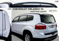 Spoiler zadních dveří horní, křídlo Stylla - Chevrolet Orlando 10-