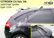 Spoiler zadních dveří horní, křídlo Stylla - Citroen C4 5dv. 04-