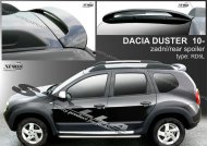 Spoiler zadních dveří horní, křídlo Stylla - Dacia Duster 10-
