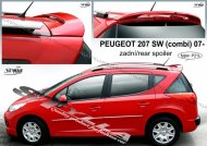 Spoiler zadních dveří horní, křídlo Stylla - Peugeot 207 combi 07-