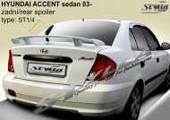 Spoiler zadních dveří, křídlo Stylla Hyundai Accent sedan 03-