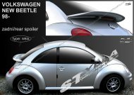 Spoiler zadních dveří spodní, křídlo Stylla - VW New Beetle 98-