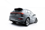 Spoiler zadního nárazníku Audi Q6 e-tron S-Line / SQ6 e-tron SUV / Sportback Mk1 černý lesklý plast