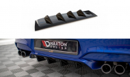 Spoiler zadního nárazniku BMW M6 Gran Coupe / Coupe / Cabriolet F06 / F13 / F12 černý lesklý plast