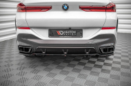 Spoiler zadního nárazníku BMW X6 M-Pack G06 s křídélky carbon look