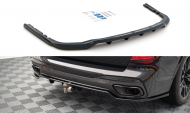 Spoiler zadního nárazníku BMW X7 M G07 s křidélky černý lesklý plast