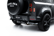 Spoiler zadního narázníku Land Rover Defender Mk4 černý lesklý plast