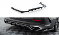 Spoiler zadního nárazniku Mercedes-Benz E AMG-Line W214 černý lesklý plast