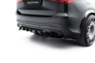 Spoiler zadního narázníku Mercedes-Benz GLS AMG-Line X167 Facelift černý lesklý plast