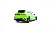 Spoiler zadního nárazníku Street pro Audi RS3 Sportback 8Y Facelift černo červený