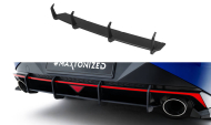 Spoiler zadního nárazníku Street pro Hyundai Elantra N Mk7 červený