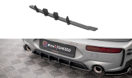 Spoiler zadního nárazníku Street pro Mini Cooper Clubman John Cooper Works F54 černo červený