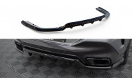 Spoiler zadního nárazniku V.1 BMW X6 M-Pack G06 Facelift černý lesklý plast