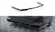 Spoiler zadního nárazniku V.2 BMW 5 M-Pack G60 černý lesklý plast