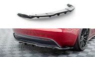 Spoiler zadního nárazniku V.2 Tesla Model 3 Project Highland(Facelift) černý lesklý plast