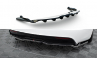 Spoiler zadního nárazniku V.2 Tesla Model S Plaid Mk1 Facelift černý lesklý plast
