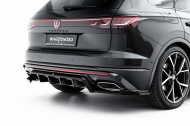 Spoiler zadního narázníku Volkswagen Touareg R-Line Mk3 Facelift černý lesklý plast