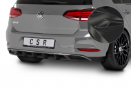 Spoilery boční pod zadní nárazník CSR - VW Golf 7 GTI, GTD, R, R-Line 17- carbon look lesklý