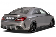 Spoilery pod zadní nárazník - boční splittery - CSR - Mercedes Benz CLA 45 AMG C117 X117 carbon look lesklý