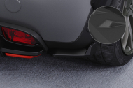 Spoilery pod zadní nárazník - boční splittery - CSR -  Mini F56 Cooper SE 2021- černá struktura