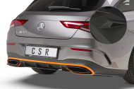 Spoilery zadní boční pod zadní nárazník CSR - Mercedes Benz CLA X118 AMG-Line carbon look matný 