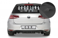 Spoilery zadní boční pod zadní nárazník CSR - VW Golf 7 12-17 černý matný 