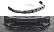 Spojler pod nárazník lipa + Flaps V.2 Volkswagen Golf R Mk8 černý lesklý plast