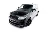 Spojler pod nárazník lipa Land Rover Range Rover SVR Mk2 Facelift černý lesklý plast
