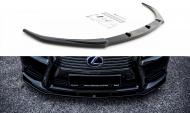 Spojler pod nárazník lipa Lexus LS Mk4 Facelift černý lesklý plast