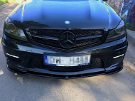 Spojler pod nárazník lipa Maxton MERCEDES-BENZ AMG C63 W204 FACELIFT (2011-2014)  černý lesklý plast