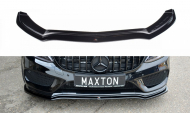 Spojler pod nárazník lipa Maxton V.1 - MERCEDES- BENZ C43 AMG W205 2018- černý lesklý plast