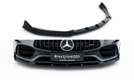 Spojler pod nárazník lipa Mercedes-AMG GT C C190 Facelift černý lesklý plast