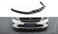 Spojler pod nárazník lipa Mercedes-Benz CLA C117 Facelift černý lesklý plast