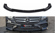 Spojler pod nárazník lipa Mercedes-Benz E43 AMG / AMG-Line W213 černý lesklý plast