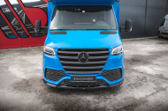Spojler pod nárazník lipa Mercedes-Benz Sprinter Mk3 černý lesklý plast
