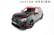 Spojler pod nárazník lipa Mini Countryman JCW U25 černý lesklý plast