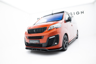 Spojler pod nárazník lipa Peugeot Expert Mk3 černý lesklý plast