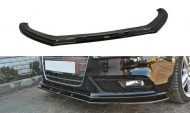Spojler pod nárazník lipa V.1 Audi A4 B8 Facelift  černý lesklý plast