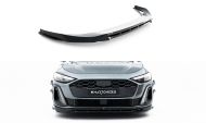 Spojler pod nárazník lipa V.1 Audi A5 S-Line Sedan / Avant B10 černý lesklý plast