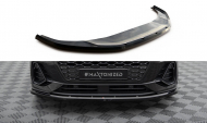 Spojler pod nárazník lipa V.1 Audi Q3 Sportback F3 černý lesklý plast