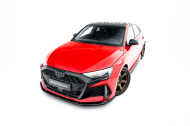Spojler pod nárazník lipa V.1 Audi RS3 Sedan 8Y Facelift černý lesklý plast