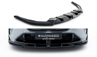 Spojler pod nárazník lipa V.1 BMW M135i M Performance F70 černý lesklý plast