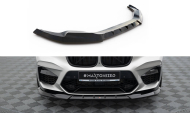 Spojler pod nárazník lipa V.1 BMW X4 M F98 černý lesklý plast