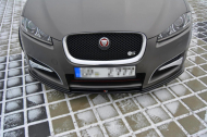 Spojler pod nárazník lipa V.1 JAGUAR XF (X250) MK1 SPORTBRAKE S-PACK (2012-2015) černý lesklý plast