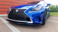 Spojler pod nárazník lipa V.1 Lexus RC 2014- černý lesklý plast