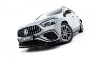Spojler pod nárazník lipa V.1 Mercedes-AMG GLA 35 H247 Facelift černý lesklý plast